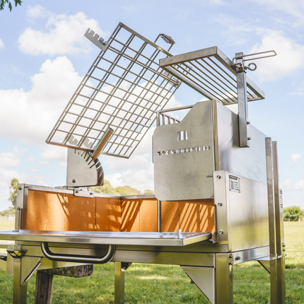 Tagwood BBQ 33SS Argentine Clamp Grill with firebox