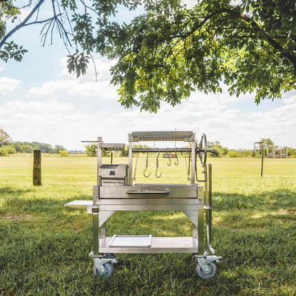 Tagwood BBQ 03SSMINI Argentine Santa Maria Wood Fire & Charcoal Gaucho Grill