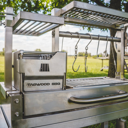 Tagwood BBQ 03SSMINI Argentine Santa Maria Wood Fire & Charcoal Gaucho Grill