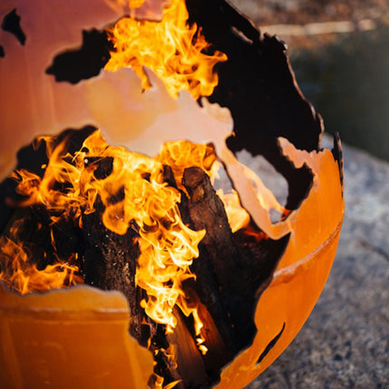 Fire Pit Art Third Rock Fire Pit: Wood, Gas, or Propane Options