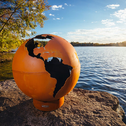 Fire Pit Art Third Rock Fire Pit: Wood, Gas, or Propane Options