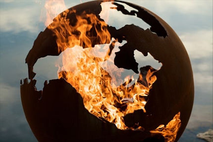 Fire Pit Art Third Rock Fire Pit: Wood, Gas, or Propane Options