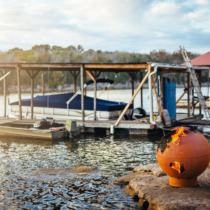 Fire Pit Art Third Rock Fire Pit: Wood, Gas, or Propane Options