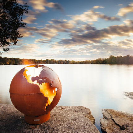 Fire Pit Art Third Rock Fire Pit: Wood, Gas, or Propane Options