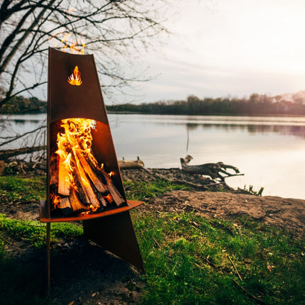 Fire Pit Art Vesuvius Wood Fired Fire Pit