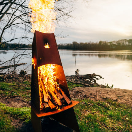 Fire Pit Art Vesuvius Wood Fired Fire Pit