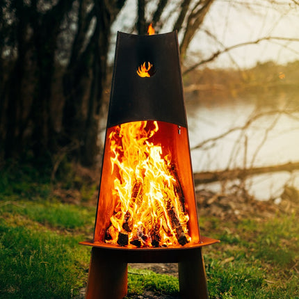 Fire Pit Art Vesuvius Wood Fired Fire Pit