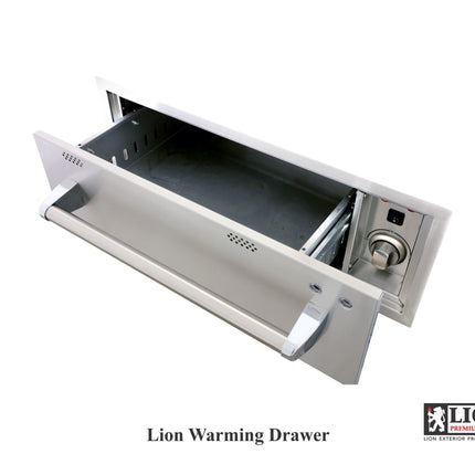 Lion Premium Grills 30-Inch Built-In Electric 120V Warming Drawer