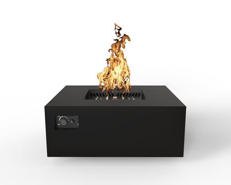 Warming Trends AON Powder-Coated Steel Square Fire Table
