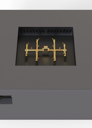 Warming Trends AON Powder-Coated Steel Square Fire Table