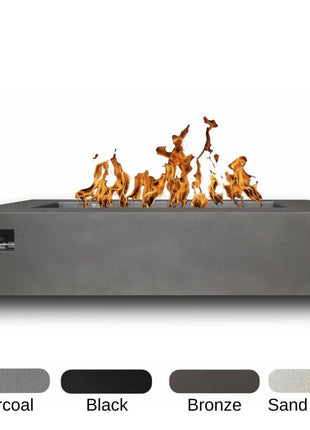 Warming Trends AON Powder-Coated Steel Rectangular Fire Table