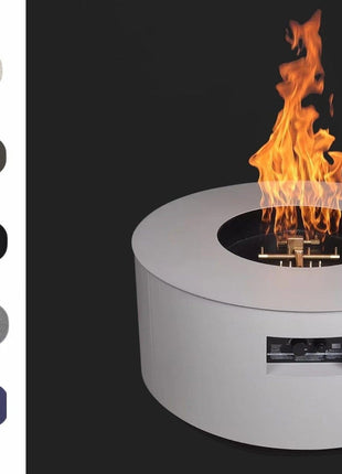 Warming Trends AON Powder-Coated Steel Circular Fire Table