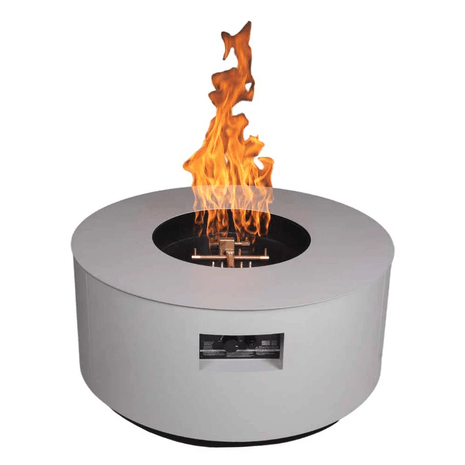 Warming Trends AON Powder-Coated Steel Circular Fire Table