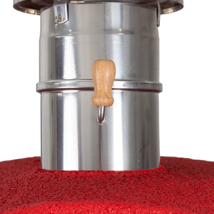 Traditional Wood Fired Brick Pizza Oven - Royal w/Portable Steel Base