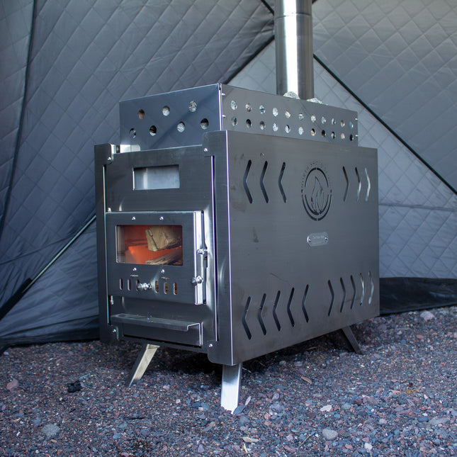 North Shore Sauna Nova 6 Sauna Tent Starter Package (6-person)