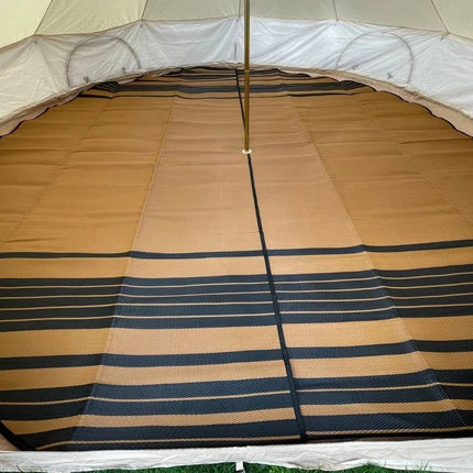 Striped Bell Tent Floor Matting Cover | 20' (6M) Size