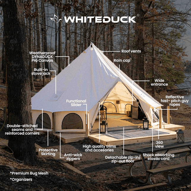 White Duck Outdoors 20' Avalon Bell Tent