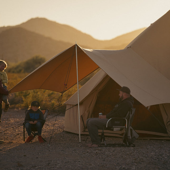 White Duck Collective 10' Regatta Bell Tent Awning