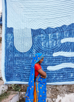 Powered By People High Tide Quilt (Reverse)