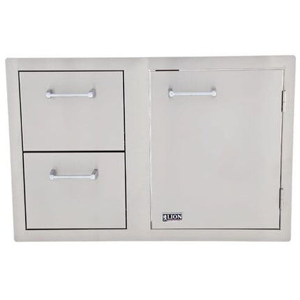 Lion Premium Grills 33-Inch Door & Double Drawer Combo