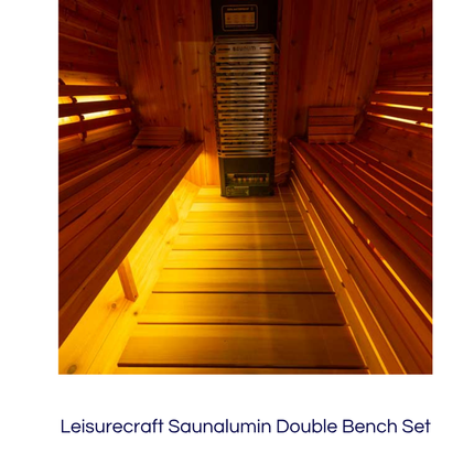 Leisurecraft Canadian Timber Elation Sauna - Electric Heater Options