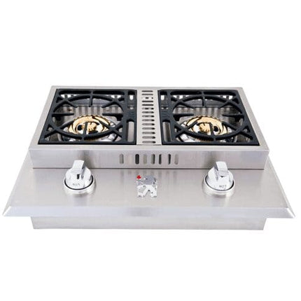 Lion Premium Grills 26-Inch Stainless Steel Drop In Gas Double Side Burner