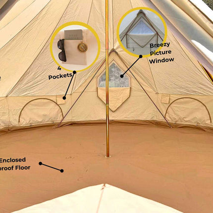 16' (5M) Zephyr™ Tent Cabin