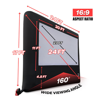 Elite Outdoor Movies Nano 20' Outdoor Cinema System