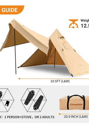 ANIZO S 320 Tipi Hot Tent