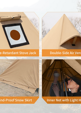 ANIZO S 320 Tipi Hot Tent