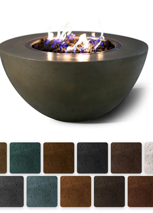 Slick Rock Concrete KOF34 Oasis Series 34-Inch Round Fire Pit