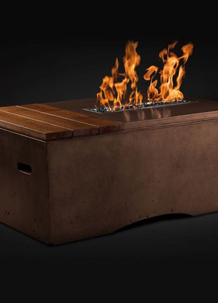 Slick Rock Concrete KOF48 Oasis Series 48-Inch Rectangle Fire Table