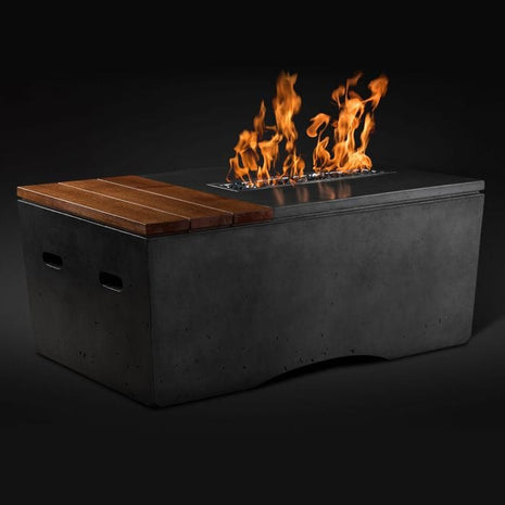 Slick Rock Concrete KOF48 Oasis Series 48-Inch Rectangle Fire Table