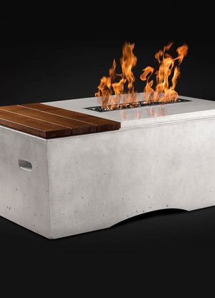 Slick Rock Concrete KOF48 Oasis Series 48-Inch Rectangle Fire Table