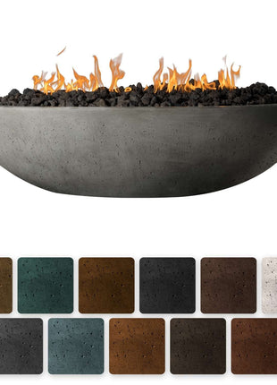 Slick Rock Concrete KOF60 Oasis Series 60-Inch Oval Fire Pit