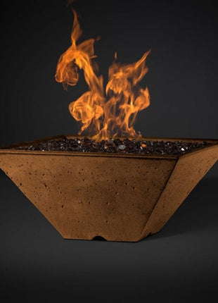 Slick Rock Concrete KRLS Ridgeline Series Square Fire Pit