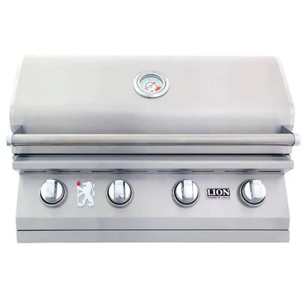 Lion Premium Grills L60000 32-Inch 4-Burner Stainless Steel Built-In Grill
