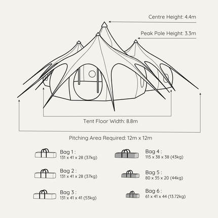 Lotus Belle Mahal Tent