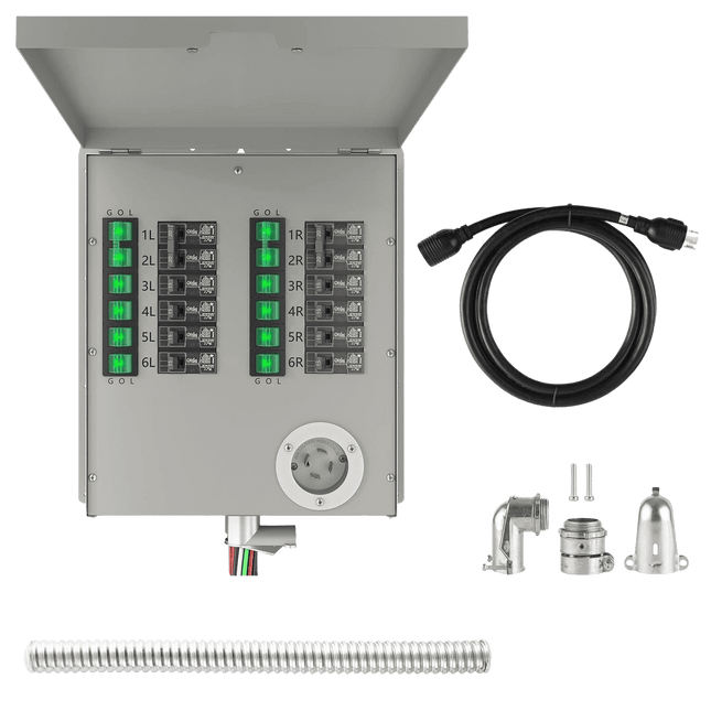 Nature's Generator 120/240V 30A 12-Circuit Manual Transfer Switch