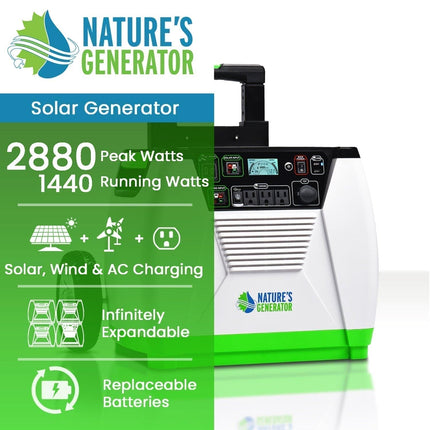 Nature's Generator Standard 1800W Portable Power Station