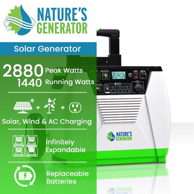 Nature's Generator Standard 1800W Portable Power Station