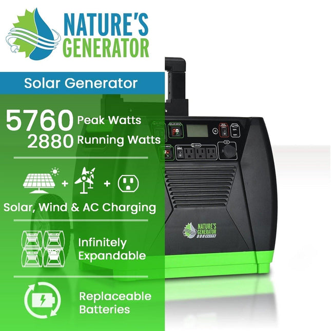 Nature's Generator Elite 3600W Portable Power Station