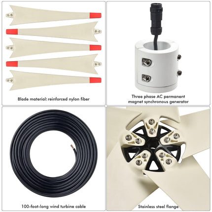 Nature's Generator Elite 3600W Wind & Solar Generator