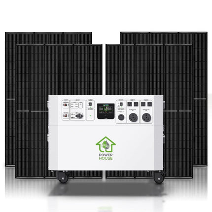 Nature’s Generator Powerhouse Whole Home Generator with Solar Panel