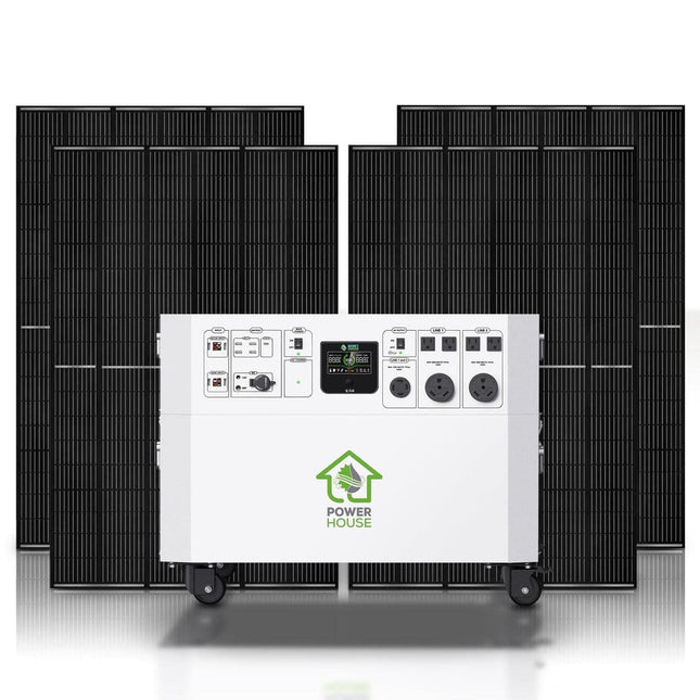 Nature’s Generator Powerhouse Whole Home Generator with Solar Panel