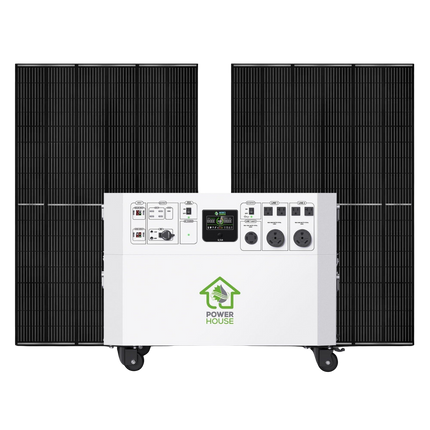 Nature’s Generator Powerhouse Whole Home Generator with Solar Panel