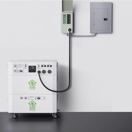 Nature’s Generator Powerhouse Whole Home Generator with Solar Panel and Transfer Switch