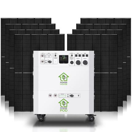 Nature’s Generator Powerhouse Whole Home Generator with Solar Panel