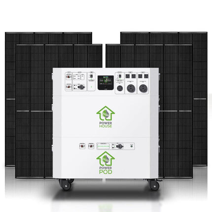 Nature’s Generator Powerhouse Whole Home Generator with Solar Panel