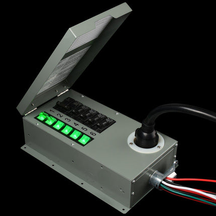 Nature's Generator 120V/240V 30A 6-Circuit Manual Transfer Switch